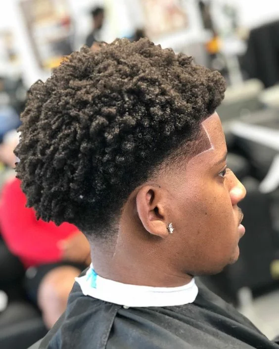 Taper Fade Low Afro