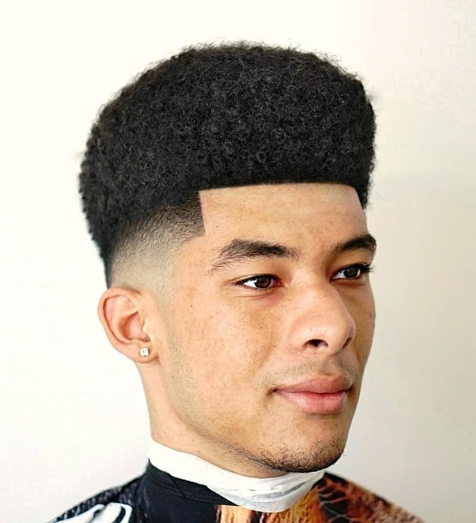 Low Bald Taper Fade Black Male