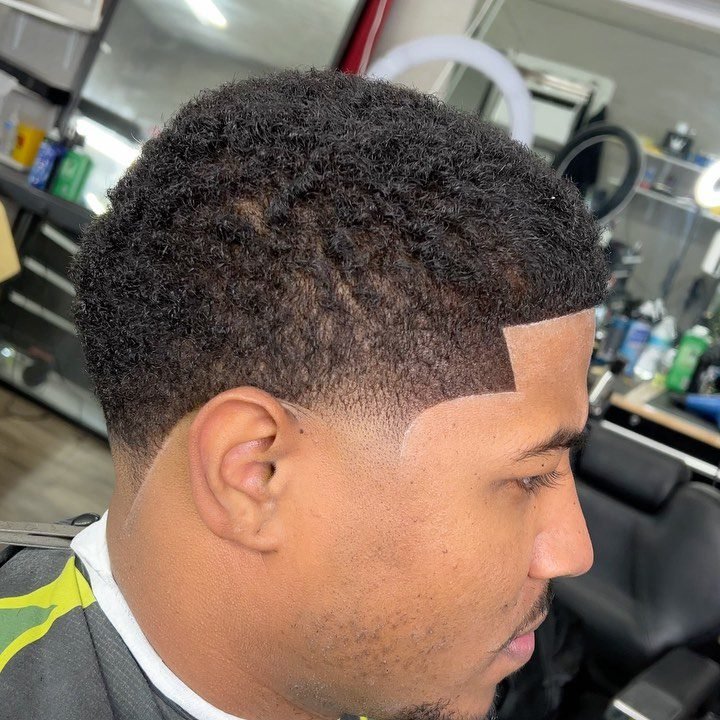 Low Bald Taper Fade Black Male