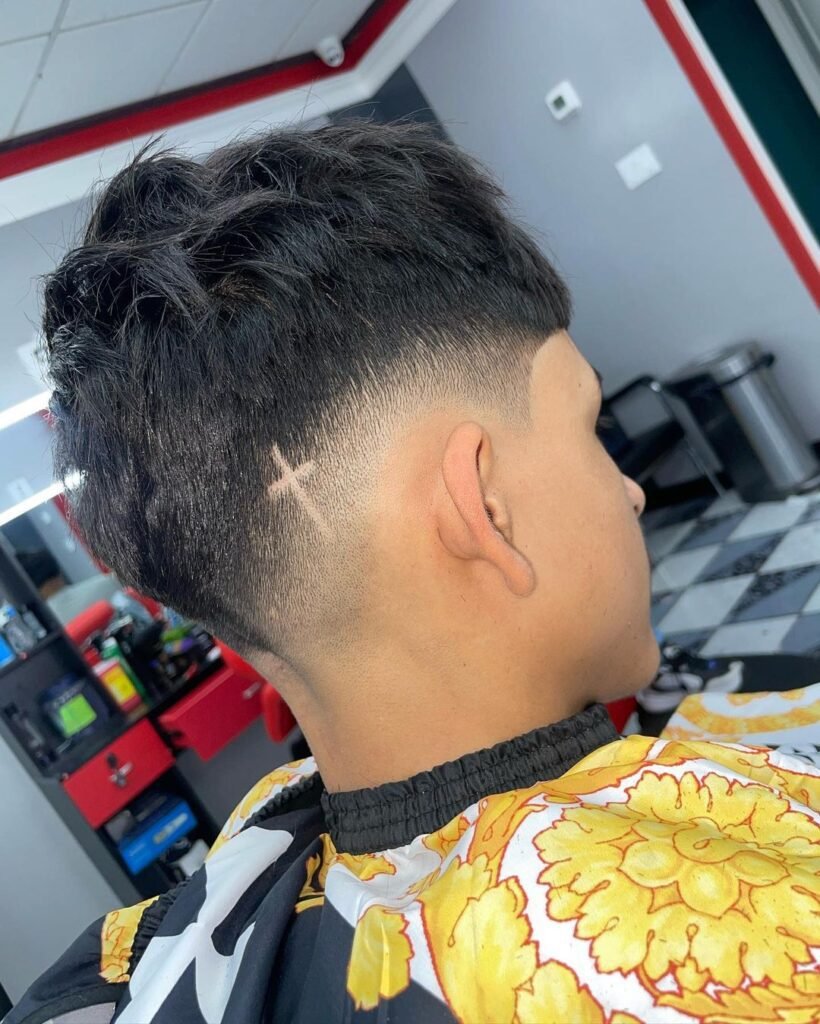 low taper fade design