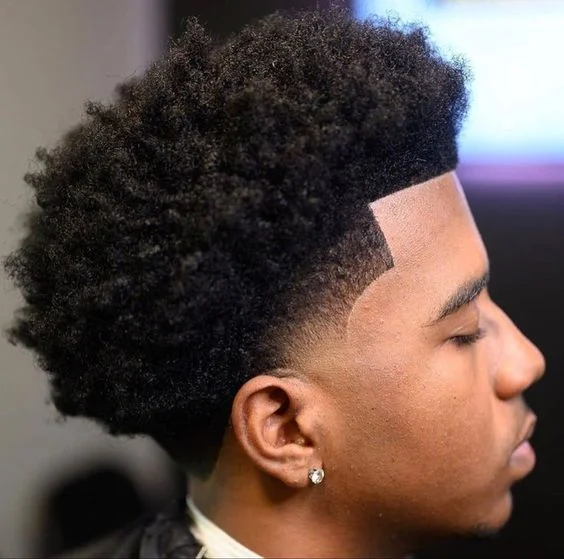 Low Taper Afro Fade