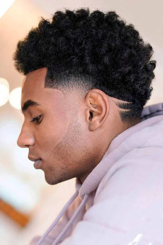 Low Taper Afro Fade