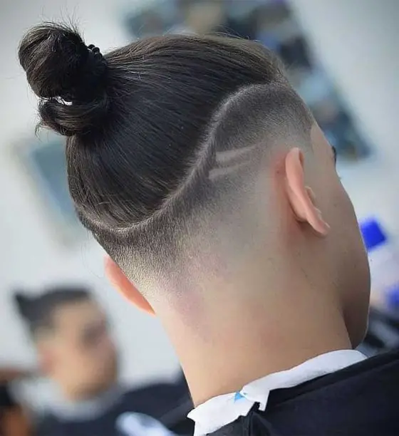 Low Temp Fade Man Bun