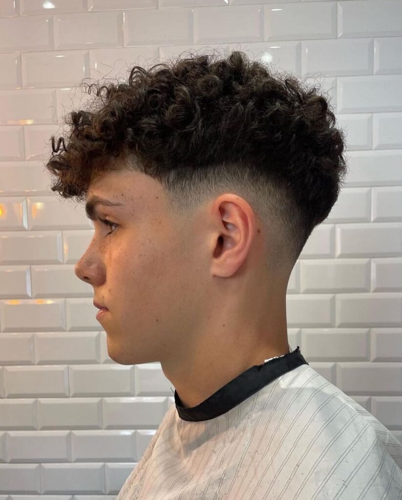 Taper Fade Low Skin Fade Wavy Top