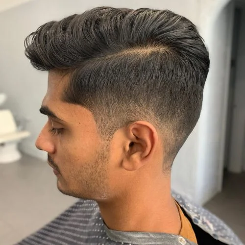 Taper Fade Low with Textured Comb Back