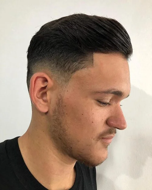 Taper Fade Low Comb Over