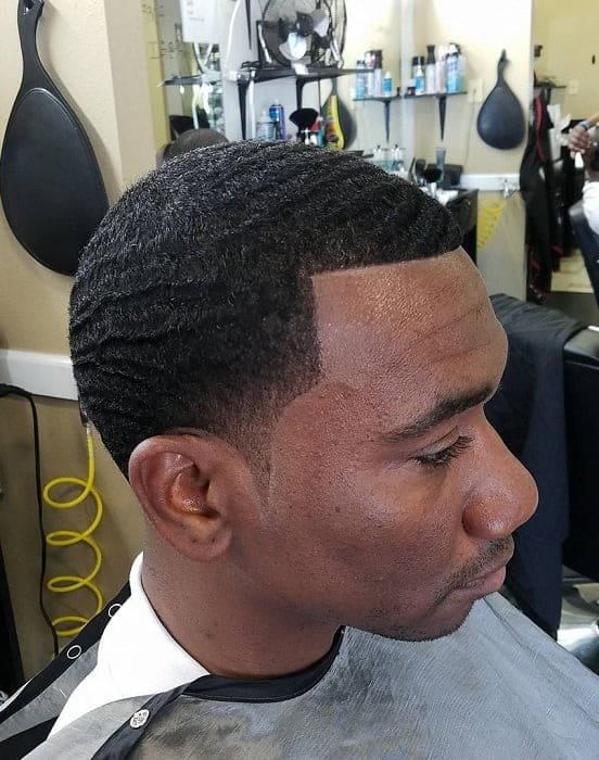 Taper Fade With Waves Hispanic